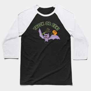 TRICK OR EEK Bat Baseball T-Shirt